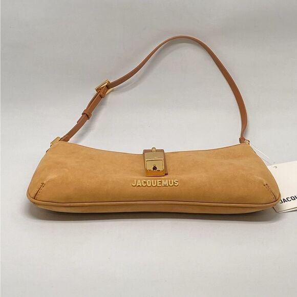 Jacquemus Le Bisou Cadenas Suede Shoulder Bag - Picture 6 of 15